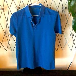 Blue Perry Ellis Polo Shirt - Small